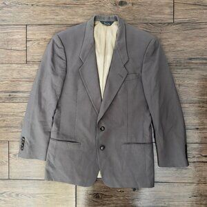 Pierre Cardin Vintage Wool Blend Blazer Gray Sport Coat 38R